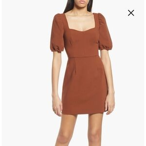 French Connection Berina Square Neck Mini Dress